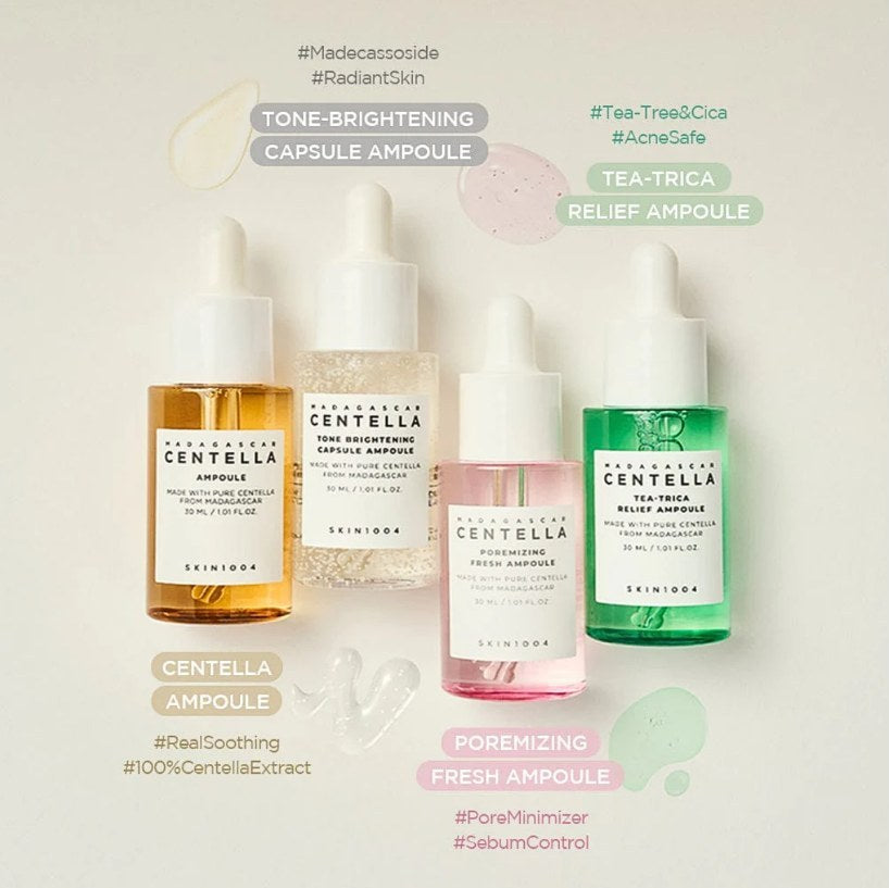 One hero ingredient, four skin moods